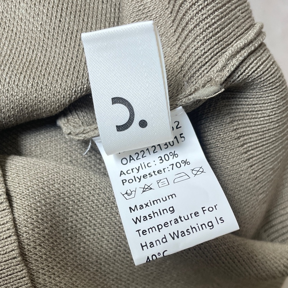 Commense Olive Cowl Neck Sweater - Picture 7 of 8